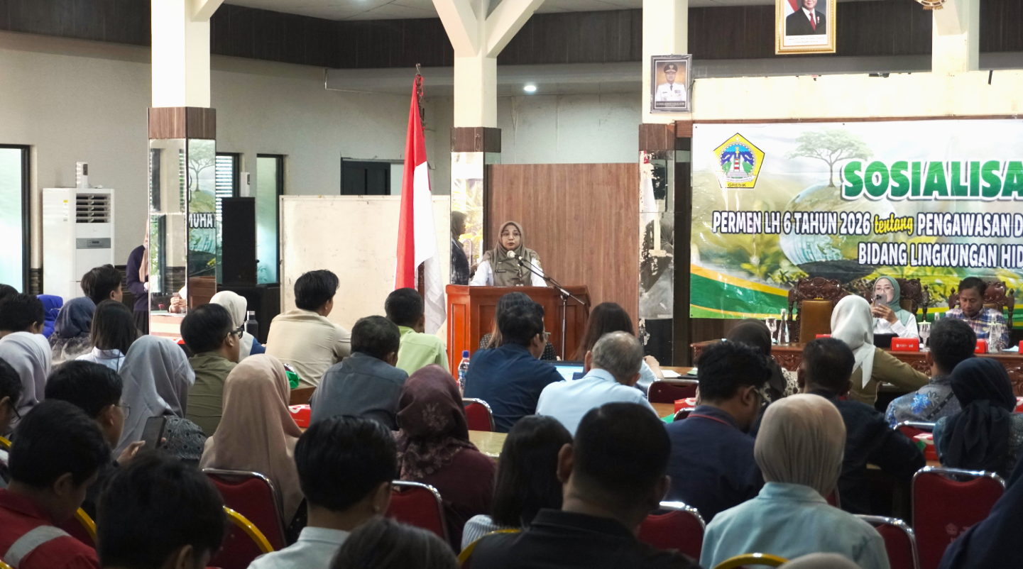 DLH Gresik Sosialisasikan Permen LH/BPLH Nomor 6 Tahun 2026, Perkuat Kepatuhan Lingkungan Pelaku Usaha